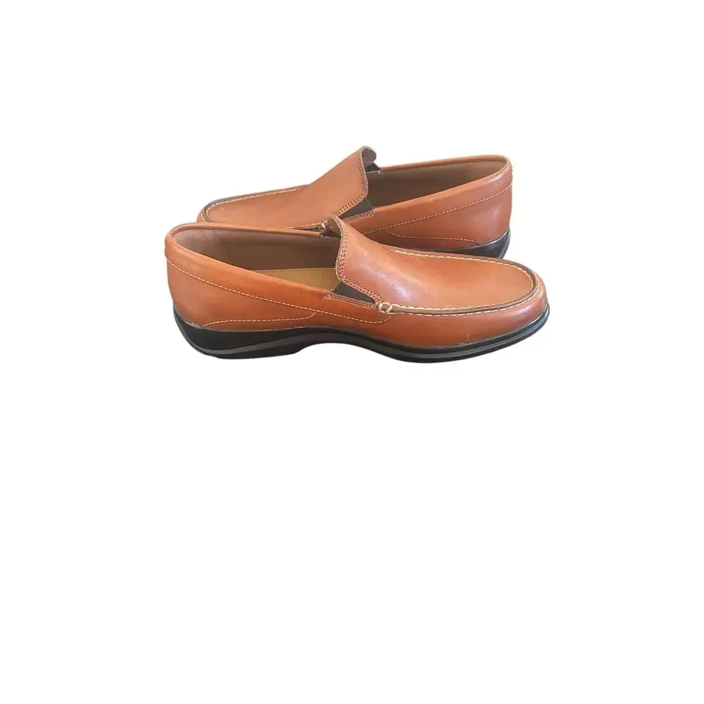 Cole Haan Mens Leather Loafter Brown SZ Brown Slip On Classic SZ8.5 Comfort
